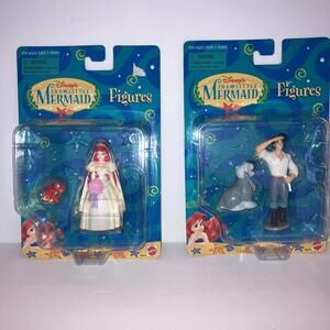 (2) Vintage 90’S Disney The Little Mermaid Figures Princess Ariel Mattel NEW